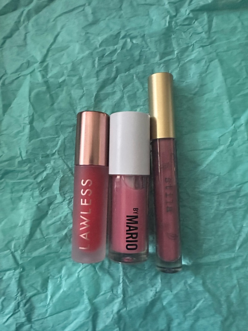 Makeup By Mario/Stila/Lawless Neutral Pink Liquid Lipstick Trio